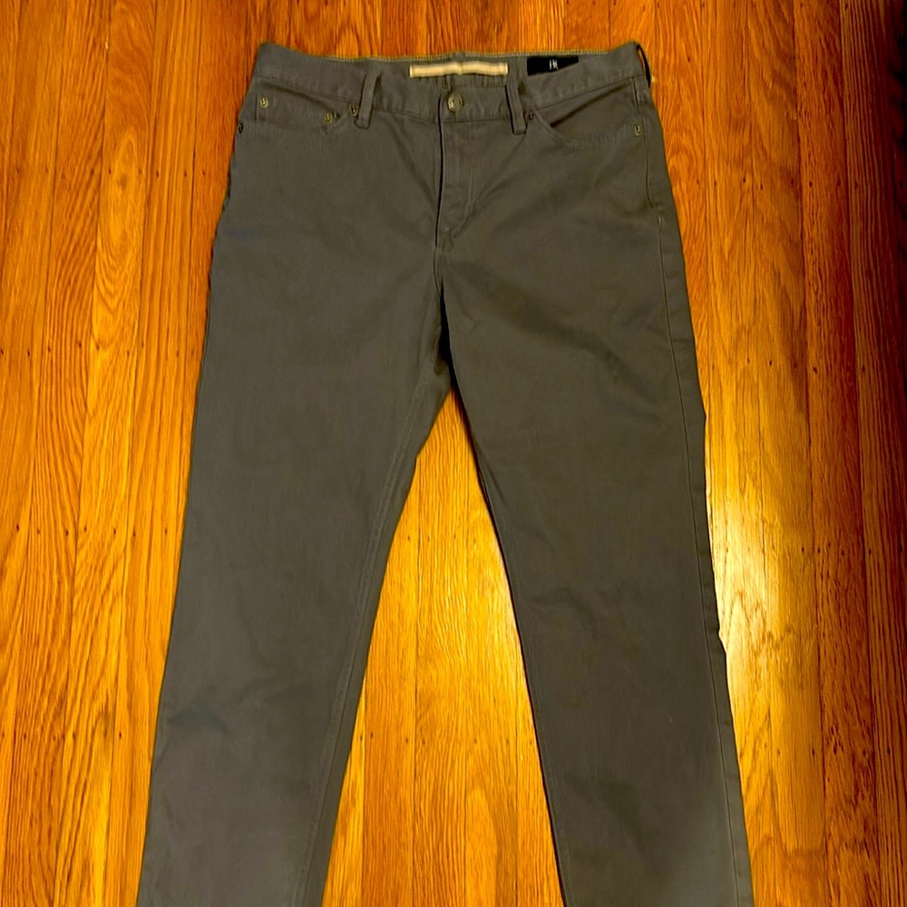 Men's Banana Republic Gray Slim Fit pants 34x30